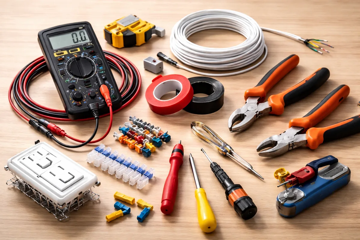 What tools do I need for basic electrical repairs