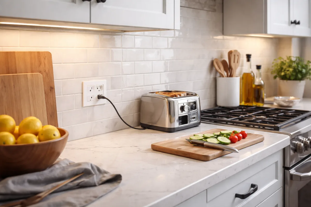 Where to find the best electrical outlet placement for a new kitchen